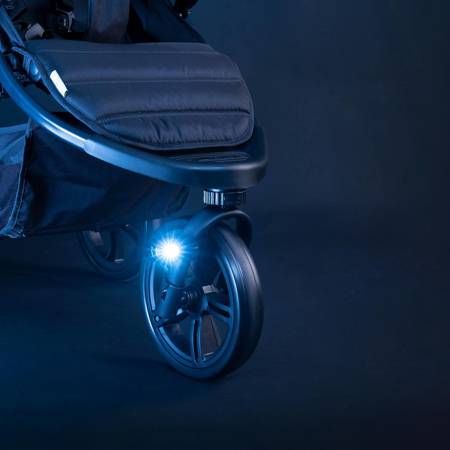 Lampka LED USB na wózek rower regulacja 360° REER
